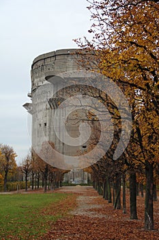 Flak Tower (anti-aircraft tower) in Vienna