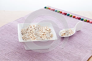 Flaked oatmeal a very healthy cereal