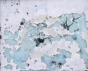 Flaked paint surface photo