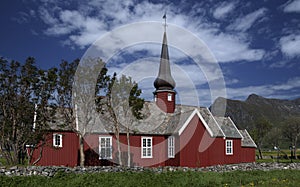 Flakstad Kirke, Lofoten Islands, Norway
