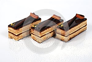 Flaky Chocolate cakes photo