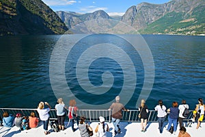 The Aurlandsfjord and Naeroyfjord - UNESCO protected fjord - cruise.