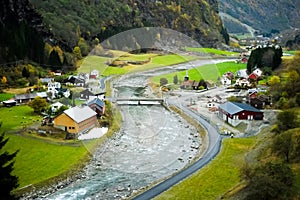 Flam Village in Norway