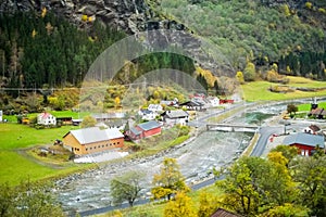 Flam Village in Norway