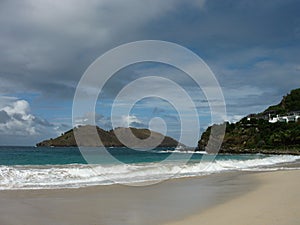 Flamands beach at St. Barts, French West Indies