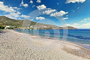 Flambouria beach of Kythnos, Greece