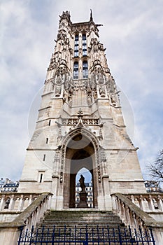 Saint-Jacques tower in Paris photo