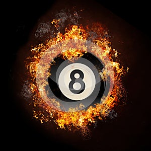 Flame 8 Ball