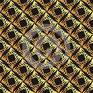 Flame abstract in Tribal Style. Vector illustration. Modern style seamless pattern. Fashion graphic design. Template for prints