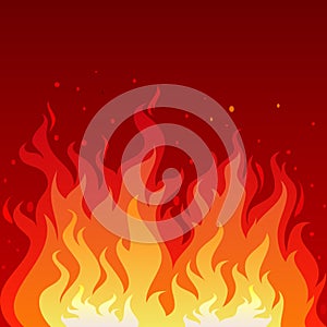 Flame background illustration graphic resources.