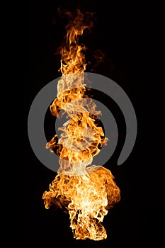 Flame on Black photo