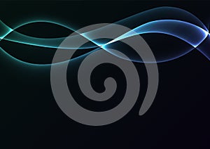 Flame curve layer abstract background