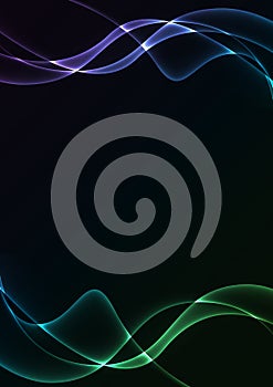 Flame curve layer abstract background