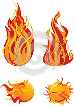 Flame elements