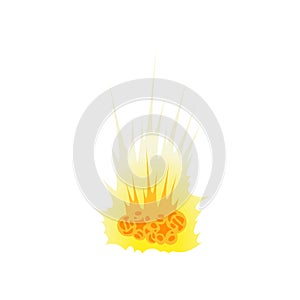 Flame Explosion Bomb Composition