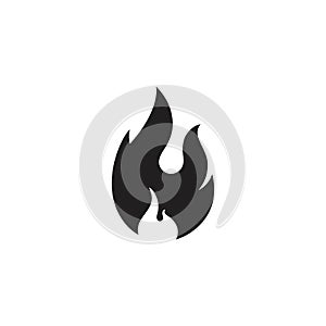 flame icon fire vector design