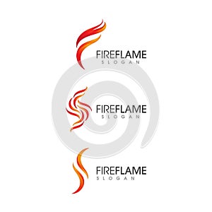 flame icon fire vector design