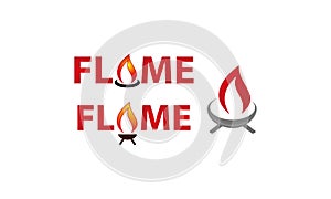 Flame logo Template Set