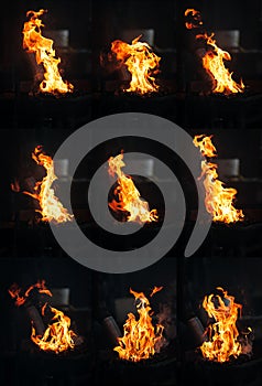 Flame Montage photo