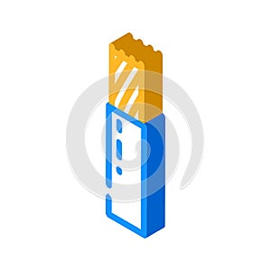 flame retardant low smoke halogen cable isometric icon vector illustration