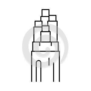 flame retardant low smoke halogen cable line icon vector illustration