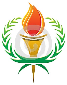 Flame Torch Logo