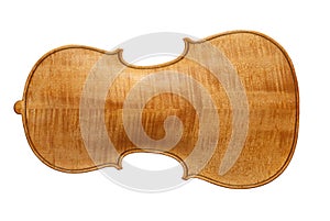 Flamed maple violin back plate