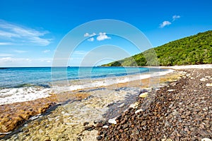 Flamenco Beach seaside shore Culebra Puerto Rico