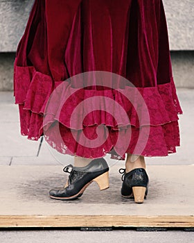 Flamenco dancer in Andalusia, Spain photo