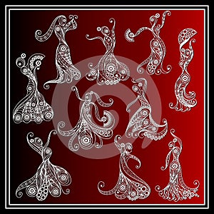 Flamenco dancers set 2