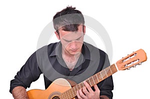 Flamenco guitar player