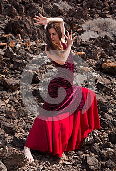 Flamenco in the malpais