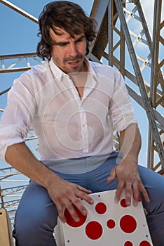 Flamenco percussionist