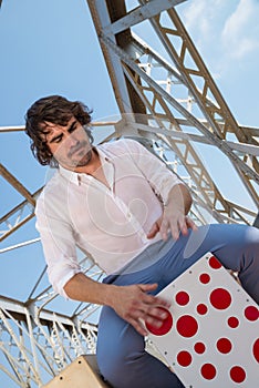 Flamenco percussionist