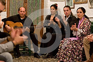 Flamenco performance at Sacromonte cave