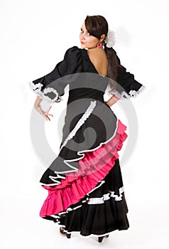 Flamenco pose