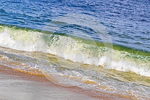 Flamengo Beach seascape blue water waves Rio de Janeiro Brazil