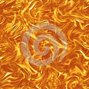 Flames  fiery seamless texture. The background for the insert is orange warm shades of flame. Digital illustration