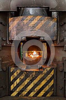 Flames in the incinerator