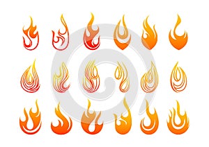 Flames logo design