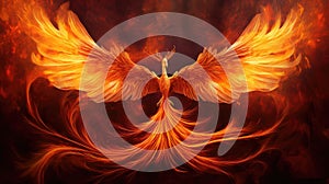 flames phoenix burning
