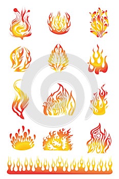 Flames set 01