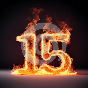 Flaming 15: A Humorous Caricature With Explosive Symbolism