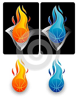 Flaming Basketball 2