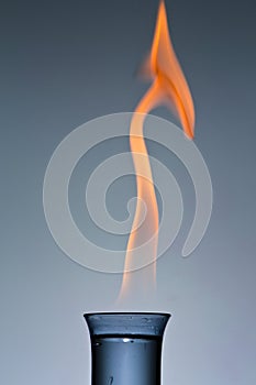 Flaming cocktail