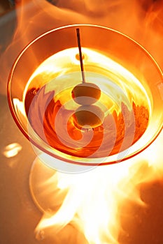 Flaming Cocktail