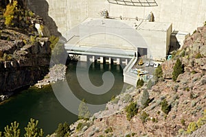 Flaming Gorge Dam detail