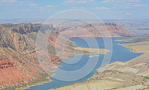 Flaming Gorge Reservoir from Sheep Creek Overlook in Ashley National Forest, Utah