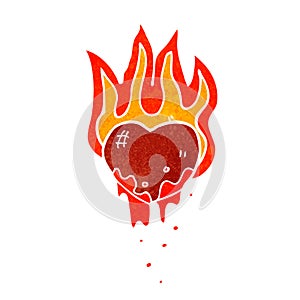 flaming heart symbol