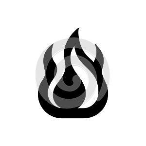 Flaming inferno flame icon